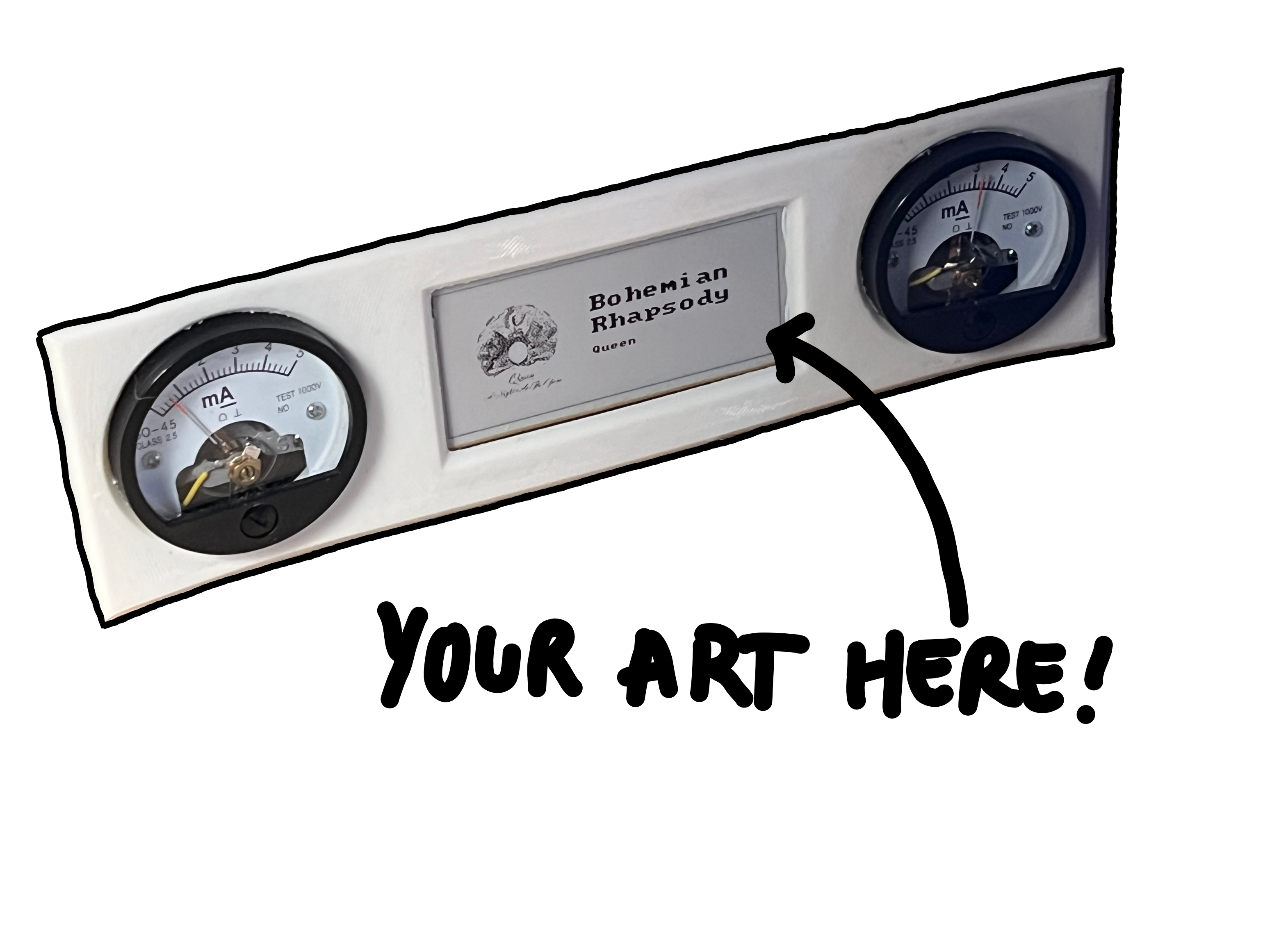 Dashboard front view